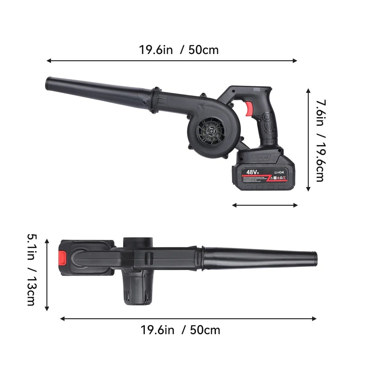 Soplador Aspirador Recargable 21V