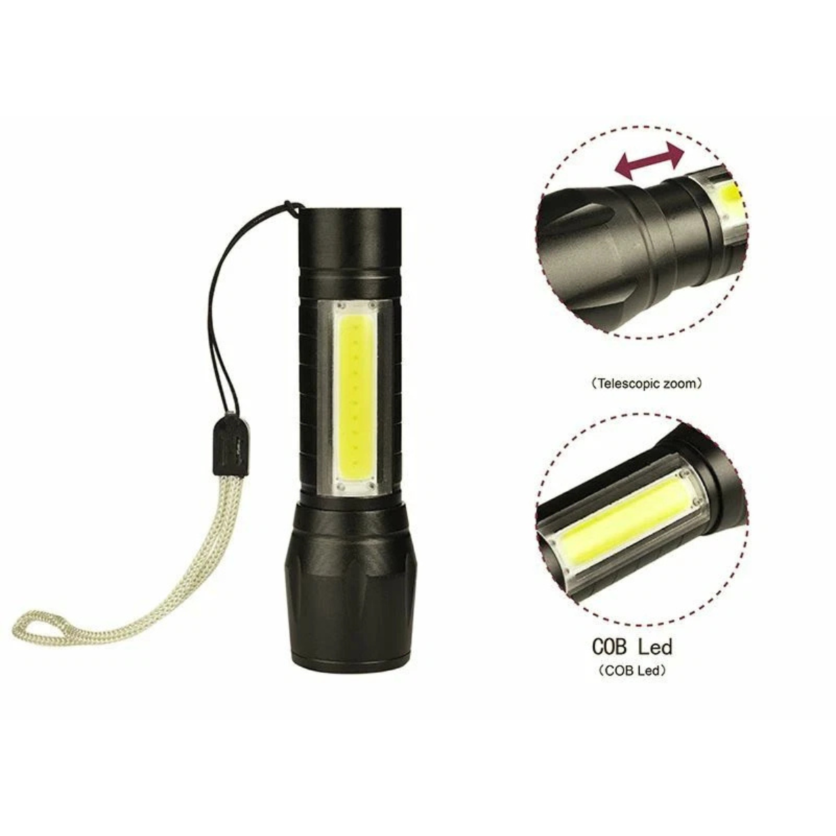Mini Linterna LED Táctica