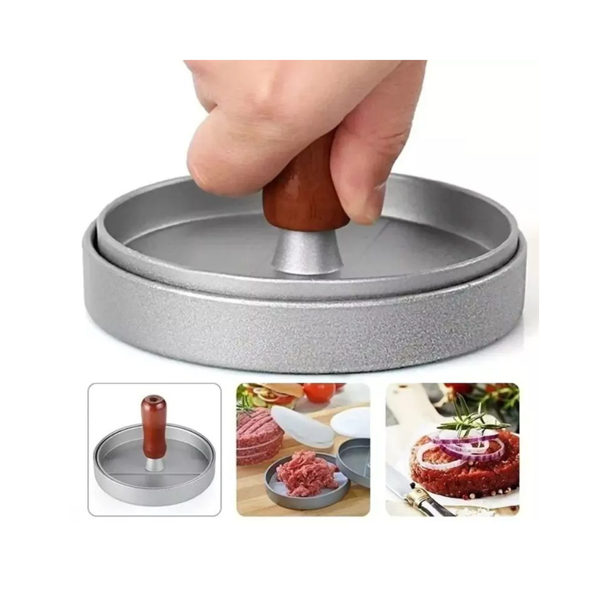 Molde para hamburguesa