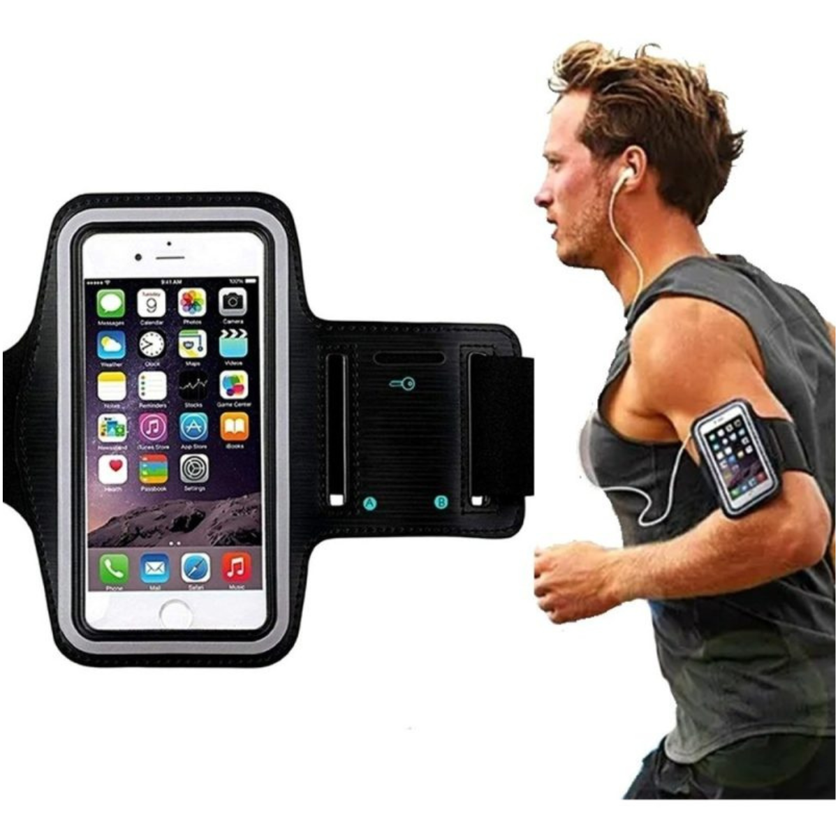Brazalete Porta Celular Para Correr