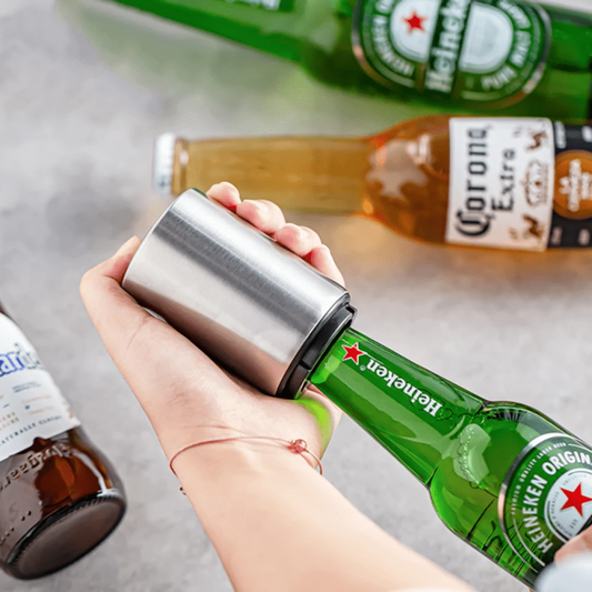 Abridor de Botellas Automático Magnético de Plástico