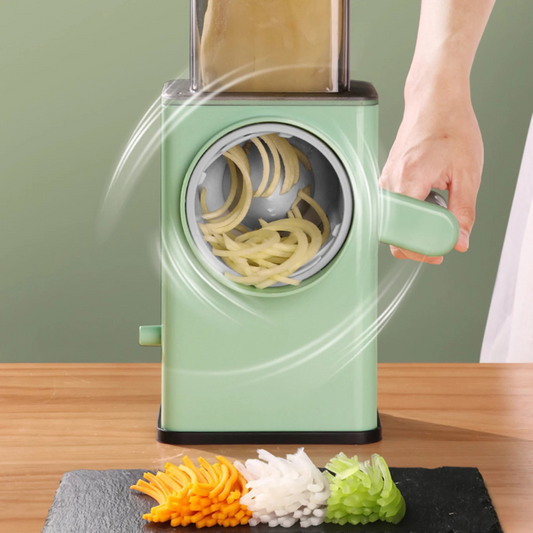 Cortador Rallador Rebanador de Verduras y Vegetales Multifuncional
