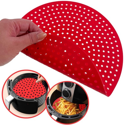 Tapete Protectora de Silicona Redonda para Air Fryer