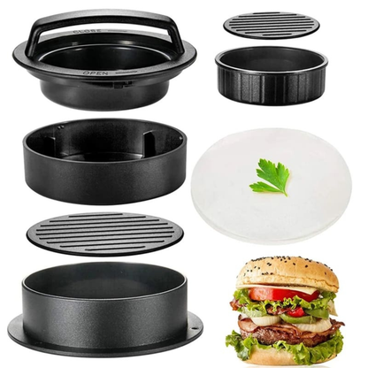 Molde para Hamburguesas Rellenas 3 en 1