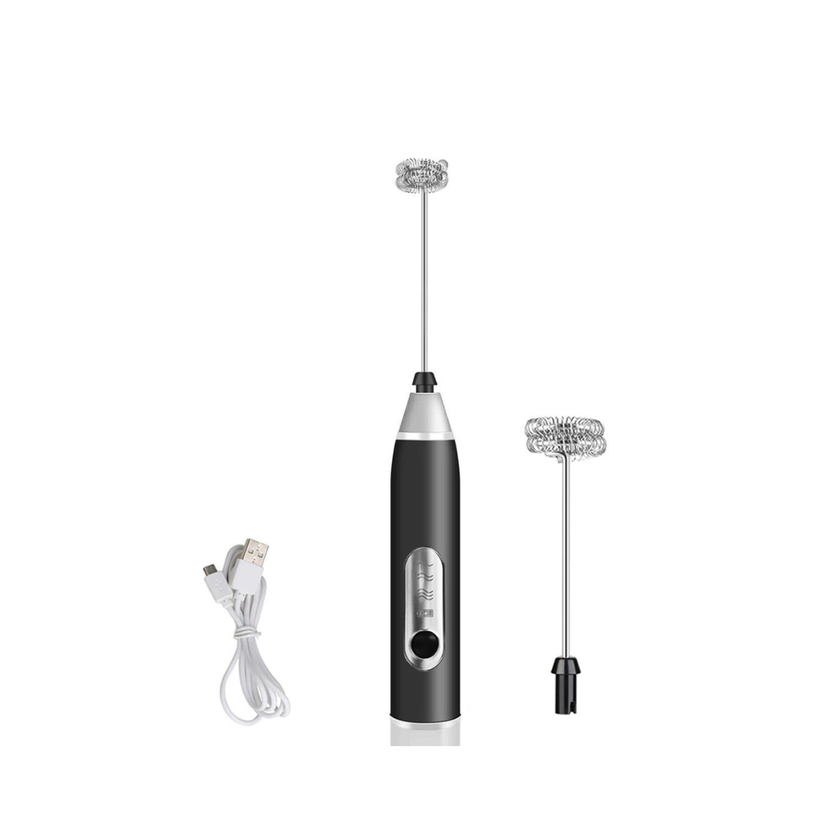 Mixer Culinario 2x1 Mezclador de Bebidas y Huevos Recargable