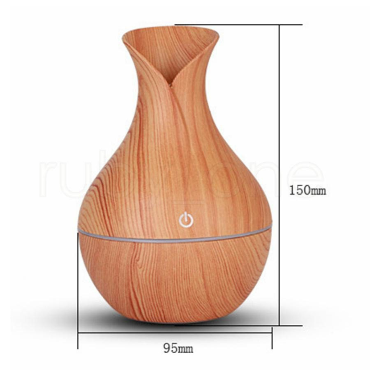 Humidificador Ultrasónico USB Tipo Madera Difusor