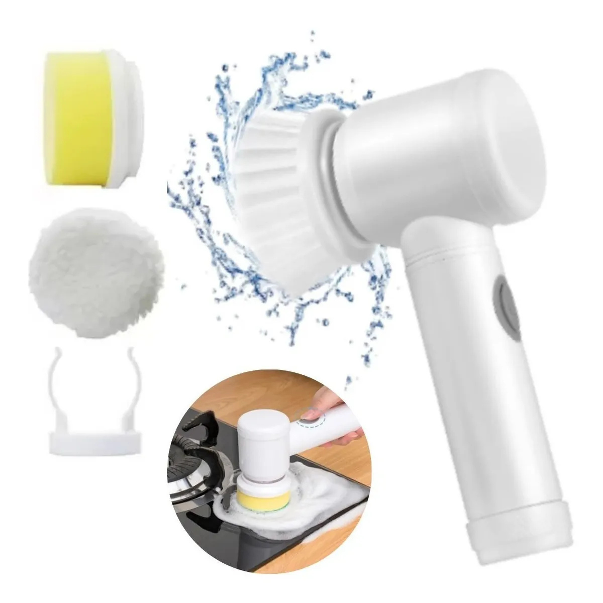 Cepillo de Limpieza Eléctrico Multiuso 5 en 1 Recargable