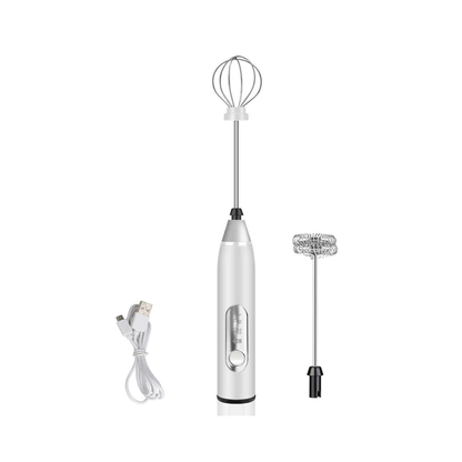 Mixer Culinario 2x1 Mezclador de Bebidas y Huevos Recargable